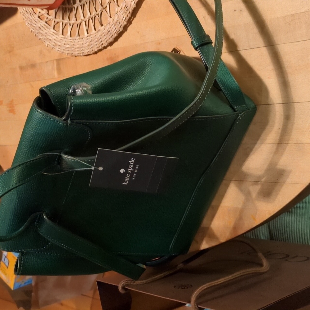 NWT Kate Spade Emerald Green Mini Backpack - Picture 3 of 3